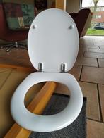 Witte Pressalit toiletbril (2 stuks) met klep, Toilet, Gebruikt, Ophalen