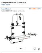Fietsendrager Fabbri voor achterklep, Auto diversen, Fietsendragers, Nieuw, 2 fietsen, Elektrische fiets, Achterklepdrager