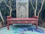Chinese houten bank chinees bankje aziatisch groot model, Gebruikt, Ophalen of Verzenden, https://verburgtvintage.nl/#contact