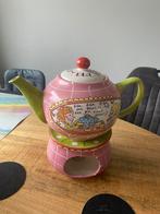 Theepot met warmhouder, Huis en Inrichting, Verzenden, Zo goed als nieuw, Overige stijlen, Overige typen