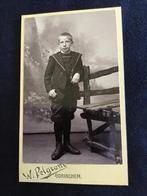 CDV, Jongen, W. Pelgrom, Gorinchem, Carte de Visite, Ophalen of Verzenden, Voor 1940, Gebruikt, Foto