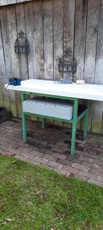 Werkbank met toebehoren  140x76x85 hoog, Doe-het-zelf en Verbouw, Werkbanken, Ophalen, Gebruikt