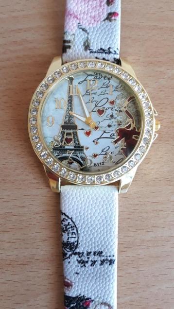 Nieuw horloge - Parijs Eiffeltoren - met batterij beschikbaar voor biedingen