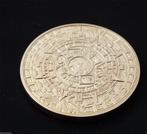 1 oz Gouden 24K verguld Maya Calendar, mayan Aztec Munt!!, Verzenden, Buitenland, Munten
