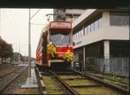 h474: aankomst van HTM tram 3100 te Den Haag, Verzamelen, Ophalen of Verzenden, Gebruikt, Tram