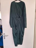 Groene SHEIN jurk met kant, Kleding | Dames, Maat 38/40 (M), Ophalen of Verzenden, Zo goed als nieuw, Knielengte