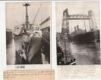 2 persfoto's HAL s.s. Maasdam s.s. Volendam H.A.L., Verzenden, Gebruikt, Motorboot, Kaart, Foto of Prent