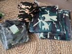 Carnavals camouflage petten, tasjes, bandana, Ophalen of Verzenden, Nieuw