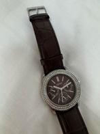Esprit horloge bruin leer, Ophalen of Verzenden, Leer, Gebruikt, Polshorloge