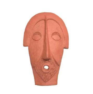 Uniek sculptuur/beeld - gezicht/hoofd van klei - abstract beschikbaar voor biedingen