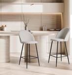 Set van 2 barkrukken, Huis en Inrichting, Barkrukken, Met voetsteun, 60 tot 90 cm, Nieuw, Ophalen of Verzenden