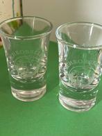 Schrobbelèr glaasjes set van 2 glazen, Ophalen of Verzenden, Nieuw, Borrel- of Shotglas