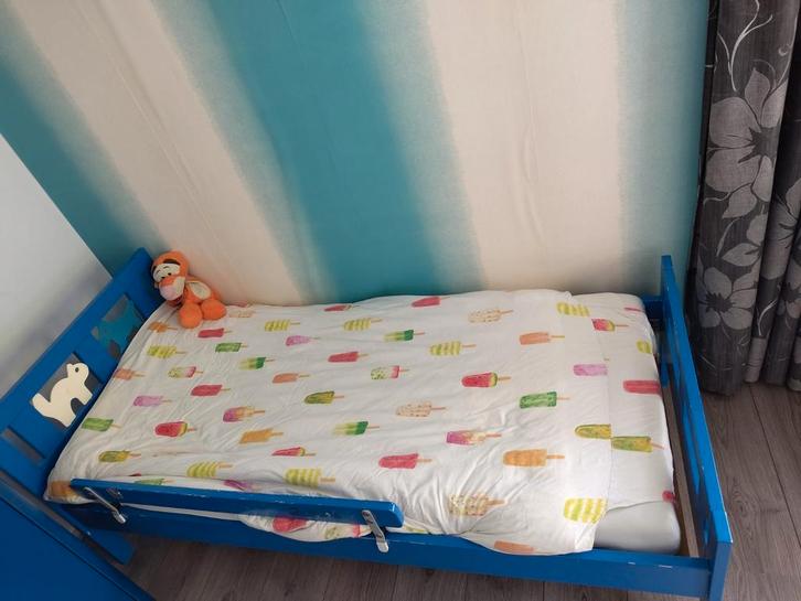 Gratis afhalen: IKEA Kritter peuterbed compleet met matras, Kinderen en Baby's, Kinderkamer | Bedden, Gebruikt, 140 tot 160 cm