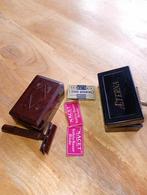 Twee Vintage Scheersetjes: Bakeliet & Aeterna, Ophalen of Verzenden