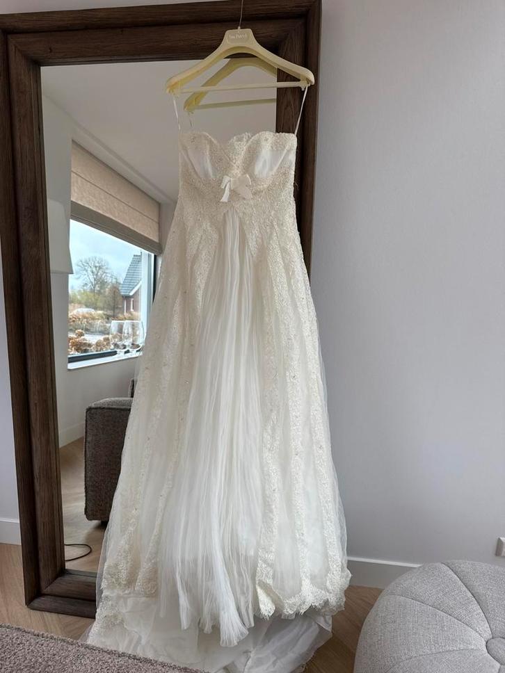 Nieuwe Pronovias Trouwjurk - Nooit Gedragen!, Kleding | Dames, Trouwkleding en Trouwaccessoires, Nieuw, Trouwjurk, Wit, Ophalen of Verzenden