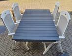 Tuintafel met hartman tuinstoelen (Kees Smit) tafel + stoel, Tuin en Terras, Tuinsets en Loungesets, Ophalen, 4 zitplaatsen, Kunststof