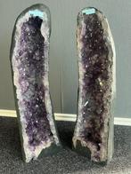 Amethist Geode Twins Brazilië - Kathedraal - Kristal, Verzamelen, Mineralen en Fossielen, Ophalen of Verzenden, Mineraal