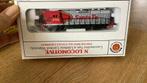 N spoor diesel loc Bachmann Santa Fe GP, Hobby en Vrije tijd, Modeltreinen | N-Spoor, Overige merken, Ophalen of Verzenden, Zo goed als nieuw