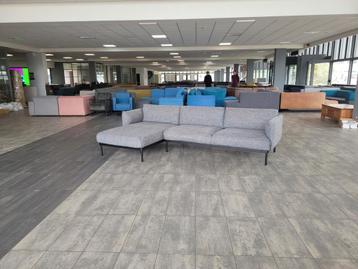 Hoekbank met lounge grijs 295x165 | BEZORGEN beschikbaar voor biedingen