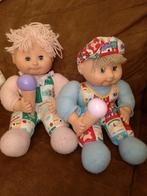Vintage jongens en meisjes pop met ijsjes., Ophalen of Verzenden, Gebruikt, Pop