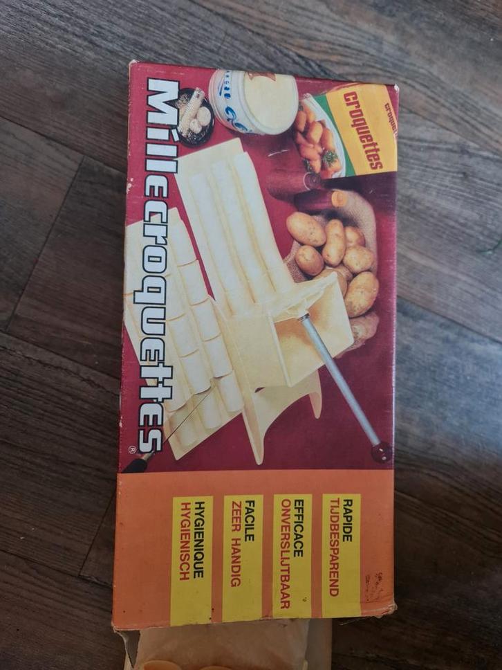 Millecroquettes Krokettenmaker Vintage in Doos, Antiek en Kunst, Antiek | Keukenbenodigdheden, Ophalen of Verzenden
