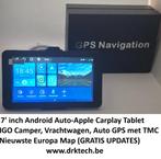 7' Android Auto IGO Camper/Truck GPS Navigatie Eu Map-TMC., Ophalen of Verzenden, Nieuw
