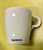 Nespresso Lungo kopjes met schotel en lepel - 8 sets + bonus, Ophalen of Verzenden, Zo goed als nieuw, Effen, Kop(pen) en/of Schotel(s)