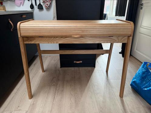 Zuiver Barbier Bureau - Eiken, Huis en Inrichting, Bureaus, Zo goed als nieuw, Bureau, Verzenden