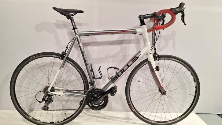 Bulls Harrier 1 wit/grijs/rood 61cm 2015, Fietsen en Brommers, Fietsen | Racefietsen, Gebruikt, Overige merken, 61 tot 65 cm