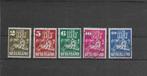 Nederland 1950, NVPH 556 t/m 560, Gestempeld., Verzenden, Na 1940, Gestempeld