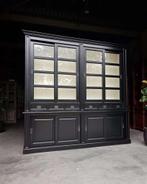Grote chique notariskast | Brede zwarte buffetkast  #2345, Huis en Inrichting, Kasten | Buffetkasten, Niet ingevuld, 200 cm of meer