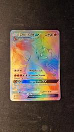 Rainbow Charizard GX 150/147 Burning Shadows NM, Ophalen of Verzenden, Zo goed als nieuw, Losse kaart, Foil