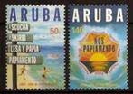 Aruba 188/9 postfris Papiamentu 1997, Ophalen of Verzenden, Postfris