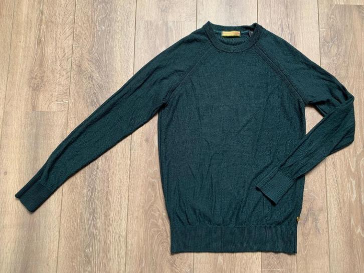 Scotch&Soda trui sweater groen 100% wol maat = S/46, Kleding | Heren, Truien en Vesten, Zo goed als nieuw, Maat 46 (S) of kleiner