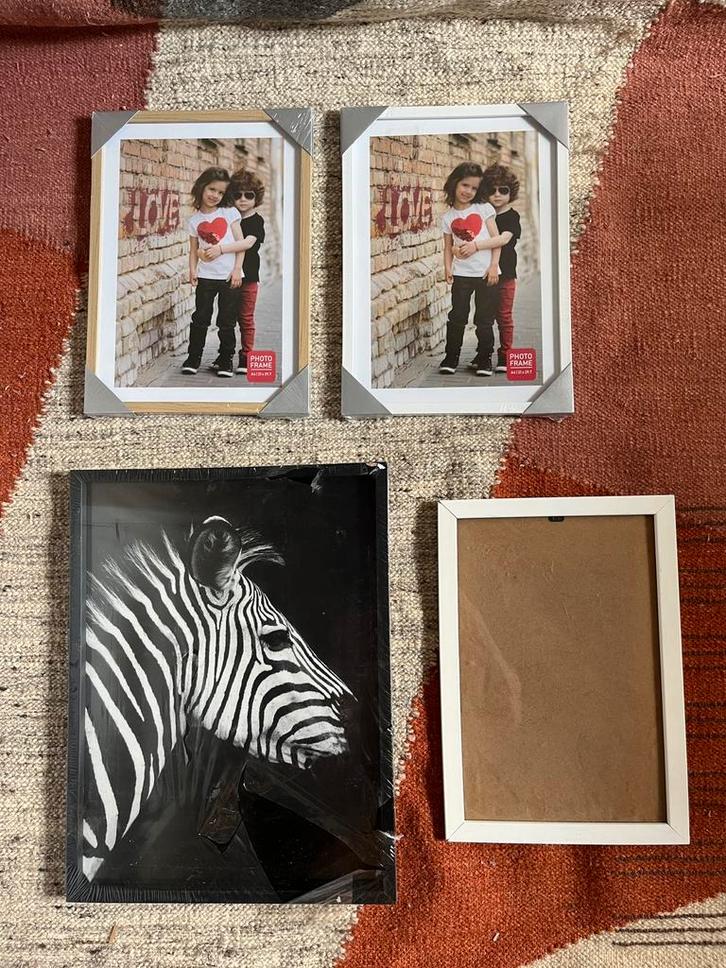 Fotolijstjes A4 en 30x40 cm, Audio, Tv en Foto, Fotografie | Fotolijsten, Zo goed als nieuw, Ophalen of Verzenden