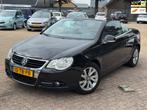 Volkswagen Eos 2.0-16v FSI CABRIO PANO CRUISE CTRL CLIMA, Auto's, Volkswagen, Voorwielaandrijving, 4 cilinders, 4 stoelen, Zwart