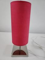 tafellamp Rood / fuschia, Ophalen, Gebruikt, Metaal, Minder dan 50 cm
