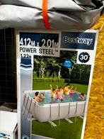 Bestway zwembad groot 1x gebruikt €300,-, Timon, 200 tot 300 cm, Zo goed als nieuw, Rechthoekig