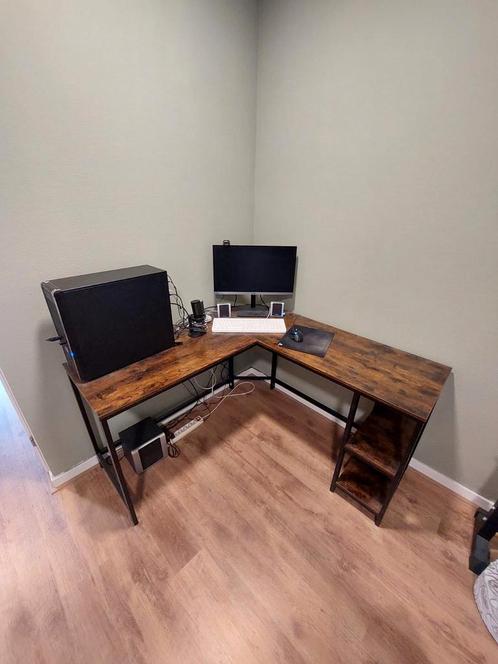 Praktisch bureau, hoekbureau, als nieuw, Huis en Inrichting, Bureaus, Zo goed als nieuw, Ophalen