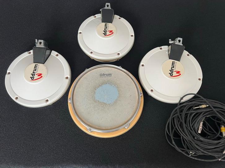 ddrum 3 Precision Pad Set (1 x Snare, 3 x Tom) e-drum, Muziek en Instrumenten, Instrumenten | Onderdelen, Gebruikt, Drums of Percussie
