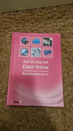 Aan de slag met Exact Online - Basisvaardigheden II, Tree9 Education, Ophalen of Verzenden, Zo goed als nieuw, MBO