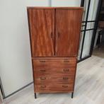 Vintage kastje, vintage kast, tweedelig. Jaren '60 vintage, Ophalen, Gebruikt, Vintage design
