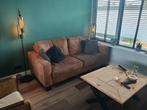 Cognac tweezitsbank, Ophalen, Gebruikt, 150 tot 200 cm, Tweepersoons