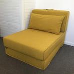 Nieuwstaat Mooie Gele Loungestoel Fauteuil Slaapstoel, Ophalen, Zo goed als nieuw