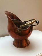 Antieke koperen helmkit / kolenkit, Antiek en Kunst, Antiek | Koper en Brons, Ophalen of Verzenden, Koper