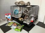 Mooie rattenkooi hamsterkooi compleet. Zie alle foto’s., Dieren en Toebehoren, Minder dan 60 cm, Kooi, Minder dan 75 cm, Zo goed als nieuw