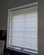 2 luxe vouwgordijnen, 100 tot 150 cm, Zo goed als nieuw, Crème, 50 tot 100 cm