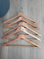 IKEA Houten Kledinghangers - Set van 5, Kleding | Dames, Kledinghangers, Ophalen of Verzenden, Zo goed als nieuw, Hout, Kinderen en Volwassenen