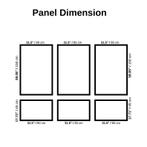 Nieuwe wandlijsten set  – Luxe/Moderne muurdecoratie, Kunststof, 100 tot 150 cm, Ophalen of Verzenden, Lijsten