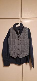Name It Jongens Set - overhemd , Gilet & Stropdas, Kinderen en Baby's, Kinderkleding | Maat 134, Ophalen of Verzenden, Zo goed als nieuw